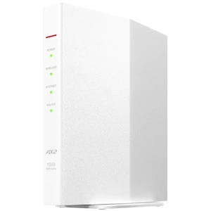 バッファロー11ax（Wi-Fi 6）対応 無線LANルータ 親機(1201+300mbps)(ホワイト)WSR-1500AX2S-WH