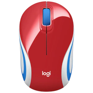 ロジクール2.4GHzワイヤレス ミニマウス（レッド）Ultra Portable Wireless MouseM187RRD